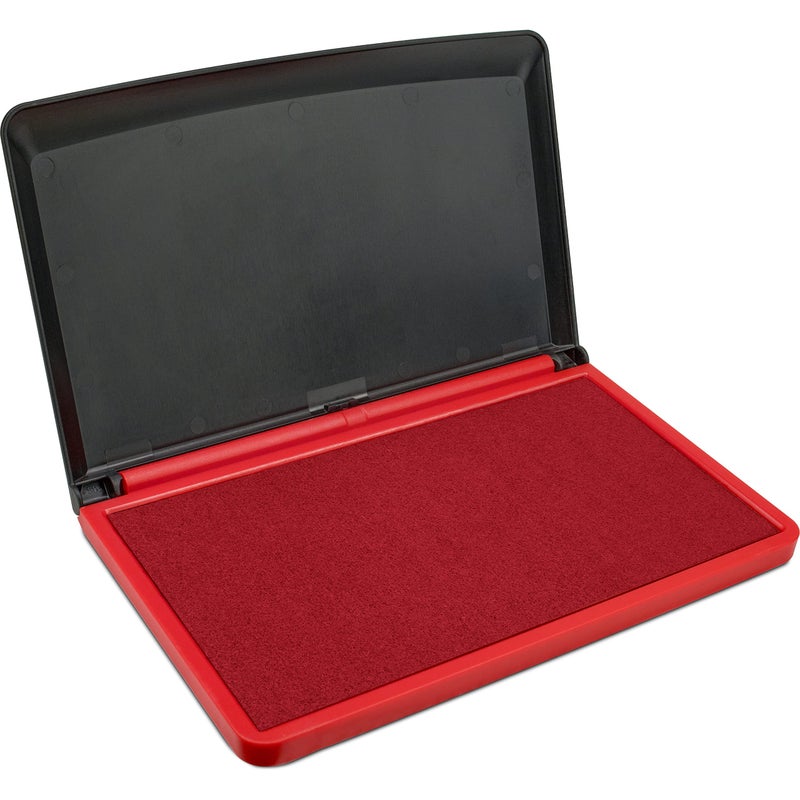 MaxMark Large Premium RED Ink Stamp Pad - 3.5" x 6.25" - Quality Felt Pad - Image 2